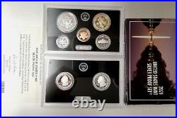 2021 S 99.9% SILVER Proof Set US Mint Coin Set with Box & COA