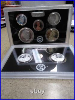 2021 S 99.9% SILVER Proof Set US Mint Coin Set with Box & COA