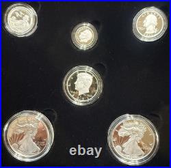 2021-S Limited Edition. 999% Pure Silver? 6-Coin Proof Set (Box and CoA)