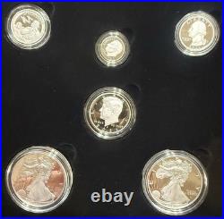 2021-S Limited Edition. 999% Pure Silver? 6-Coin Proof Set (Box and CoA)