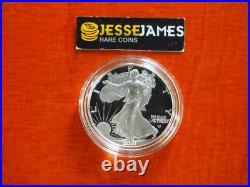 2021 S PROOF SILVER EAGLE TYPE 2 IN ORIGINAL MINT BOX With COA 21EMN