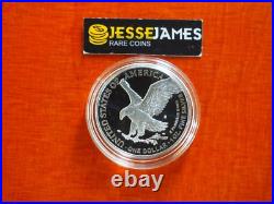 2021 S PROOF SILVER EAGLE TYPE 2 IN ORIGINAL MINT BOX With COA 21EMN