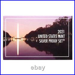 2021 S Proof Set 10 Pack 99.9% Silver Original Boxes & COA's US Mint 70 Coin Lot