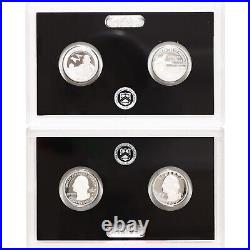 2021 S Proof Set Original Box & COA 7 Coins. 999% Silver