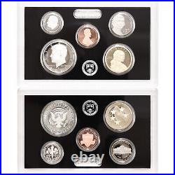 2021 S Proof Set Original Box & COA 7 Coins 99.9% Silver