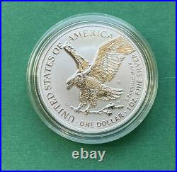 2021 S REVERSE PROOF American Silver Eagle TYPE 2 NO BOX NO COA one coin