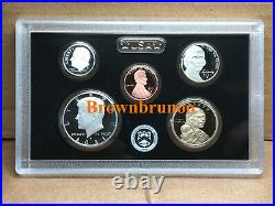 2021 S SILVER PROOF Set 21RH US Mint 7 Coins with BOX COA In Stock Ship Now