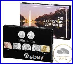 2021 S United States Mint Silver Proof Set US Uncirculated Slabbed New in Box
