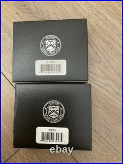 2021 Silver Eagle Type 2 Proof & Uncirculated Total Of 2 Coins Box & COA
