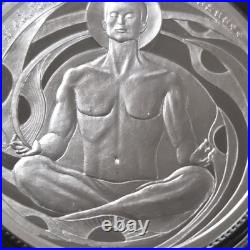 2021 Silver Shield ALL IN MIND 1 oz. 999 Silver Proof Conscientia in box withCOA