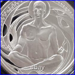 2021 Silver Shield ALL IN MIND 1 oz. 999 Silver Proof Conscientia in box withCOA