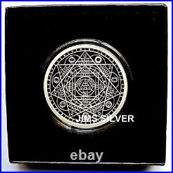 2021 Silver Shield HERMETIC PRINCIPLES 1 oz Silver PROOF with COA & BOX! 1111 Made