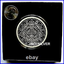 2021 Silver Shield HERMETIC PRINCIPLES 1 oz Silver PROOF with COA & BOX! 1111 Made