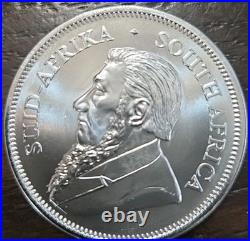 2021 South Africa Mint Krugerrand 1 oz Proof Silver Coin (Capsule, Box, Coa)