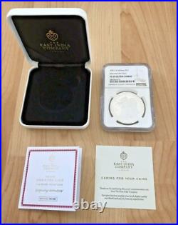 2021 St. Helena Una and The Lion 1 oz Silver Proof BOX COA NGC PF69