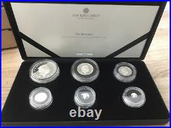 2021 The Britannia 6-Coin Silver Proof Boxed Set Limited Edition of 1,100