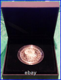2021 UK The Queen's Beasts The Griffin of Edward III 1 oz Silver Proof COA & Box