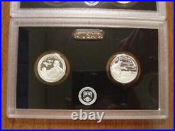 2021 US Mint Silver Proof Set 7 Coins, NO BOX, NO COA