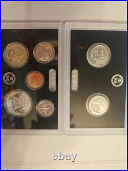 2021 U. S. Mint Silver Proof Set 7 Coins 99.9% Silver Quarters Half Box COA