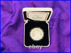 2021 Una & the Lion EIC 1 Oz Silver Proof Mint Box & COA #711 of 1000 Only