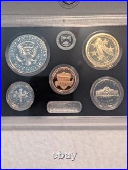 2021 United States Mint Silver Proof Set 7 coins total two cases, box, and COA