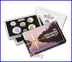 2021 United States Mint Silver Proof Set Original Box & COA