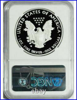 2021 W $1 American Proof Silver Eagle Type 1 Ngc Pf70 Fr = Box & Coa Included =