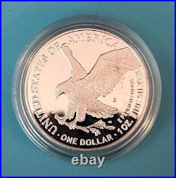 2021-W 1 oz Proof American Silver Eagle Proof Coin (withoriginal box and COA)