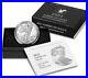2021-W 1 oz Proof Silver American Eagle Coin, type 2 with Box and Certificate