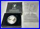2021 W AMERICAN EAGLE SILVER DOLLAR PROOF TYPE 2 WithBOX AND COA