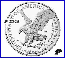 2021 W American Eagle 1oz Silver Proof Coin 21EAN T-2 COA+BOX PRE-SALE -Mr Peet