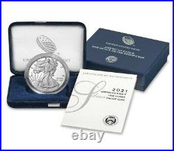 2021-W American Silver Eagle ASE Proof Coin Box COA US Mint Confirmed 2021 21EA