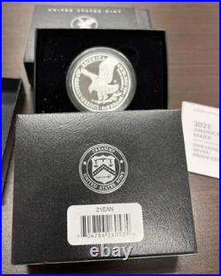 2021 W American Silver Eagle PROOF Type 2 1oz 21EAN New US Mint Box OGP