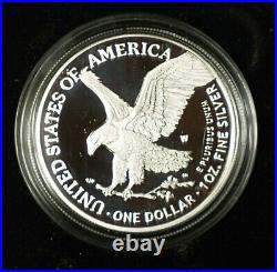 2021 W American Silver Eagle Proof Type 2 One Ounce Coin US Mint Box COA In Hand