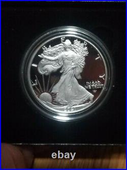 2021-W NEW American Silver Eagle Proof Type 2 with Box and OGP (In Hand)