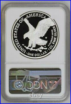 2021 W Proof Silver Eagle 21EAN, NGC PF70UC Type 2 with Box&COA