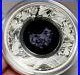 2022 1oz Silver Proof Authentic Blue Lepidolite Coin #2709 of 500 With Box /Coa