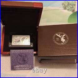 2022 3 oz Silver Reverse Proof Libertad Coin Bar 40th Anniversary with Box & COA