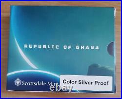2022 Alien Proof Colorized Silver 1 oz Coin Box & COA RARE Only 1500