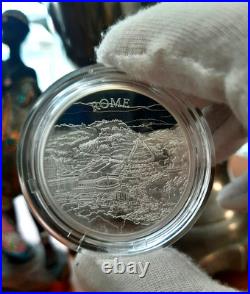2022 City Views Rome 1oz Silver Proof Coin Royal Mint Box & COA 0420