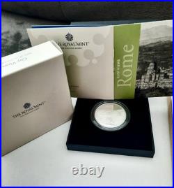 2022 City Views Rome 1oz Silver Proof Coin Royal Mint Box & COA 0420