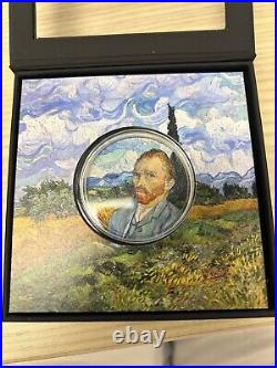 2022 Cook Islands Masters of Art Vincent van Gogh 2oz Silver Proof Coin