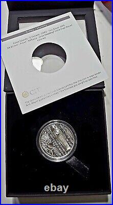 2022 Cook Islands Mummy X-Ray 1 oz Silver Proof Coin Ultra High Relief w Box+CoA