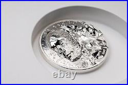 2022 Cook Islands Silver Burst 2.0 3oz Silver Proof Coin