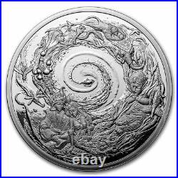 2022 Djibouti 1001 Nights Aladdin 5 oz Silver Proof-Like Coin Mintage of 500 2022 Djibouti 1001 Nights Aladdin 5 oz Silver Proof-Like Coin Mintage of 500