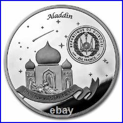 2022 Djibouti 1001 Nights Aladdin 5 oz Silver Proof-Like Coin Mintage of 500 2022 Djibouti 1001 Nights Aladdin 5 oz Silver Proof-Like Coin Mintage of 500