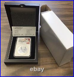 2022 France Reverse Proof PF69 NGC Great Seal of the U. S. 999 Silver + COA & Box