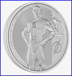 2022 Niue Classic Superheroes The Flash 1 oz Silver Proof $2 Coin COA & BOX