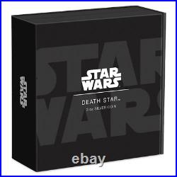 2022 Niue Star Wars Death Star 3 oz Silver Proof Coin with Mintage of 3000