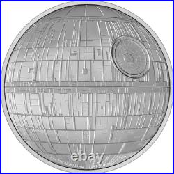 2022 Niue Star Wars Death Star 3 oz Silver Proof Coin with Mintage of 3000